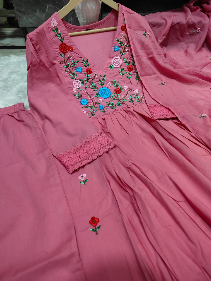 First Blush Cotton Kurti Set