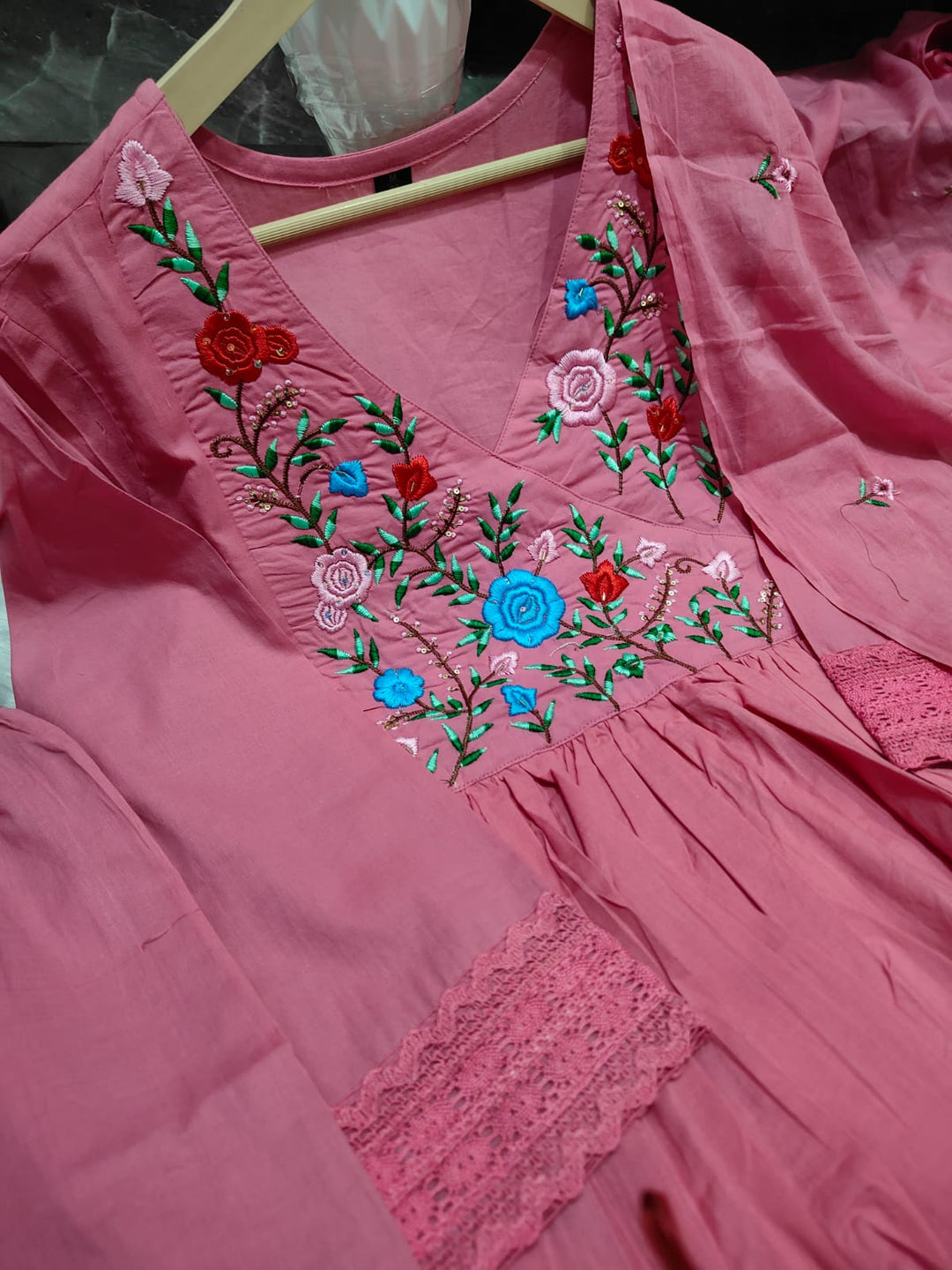 First Blush Cotton Kurti Set