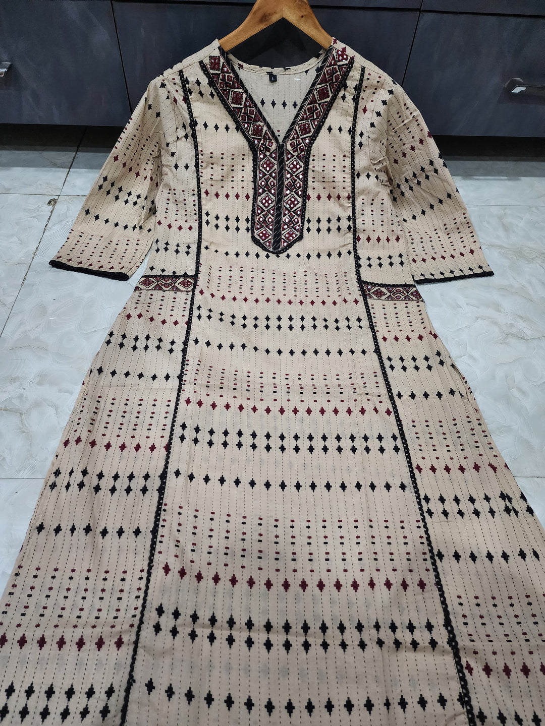 Rustic Romance Cotton Kurti Set