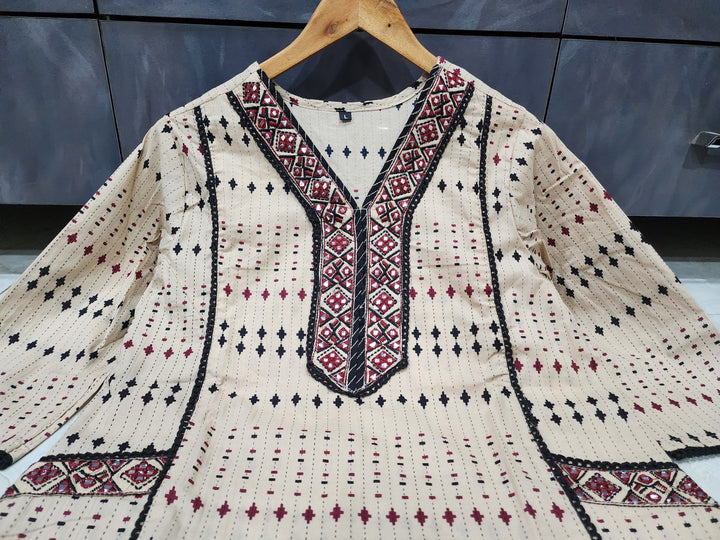 Rustic Romance Cotton Kurti Set