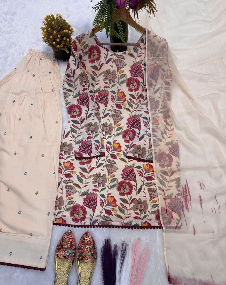 Letter of Elegance Designer Kurti Set