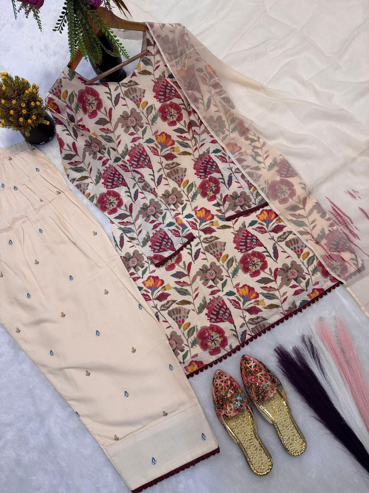 Letter of Elegance Designer Kurti Set