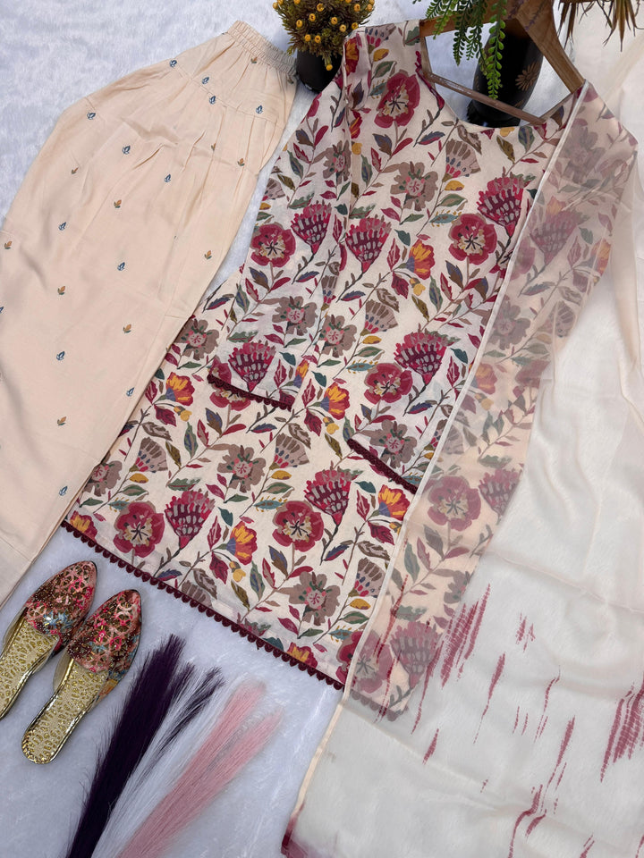 Letter of Elegance Designer Kurti Set
