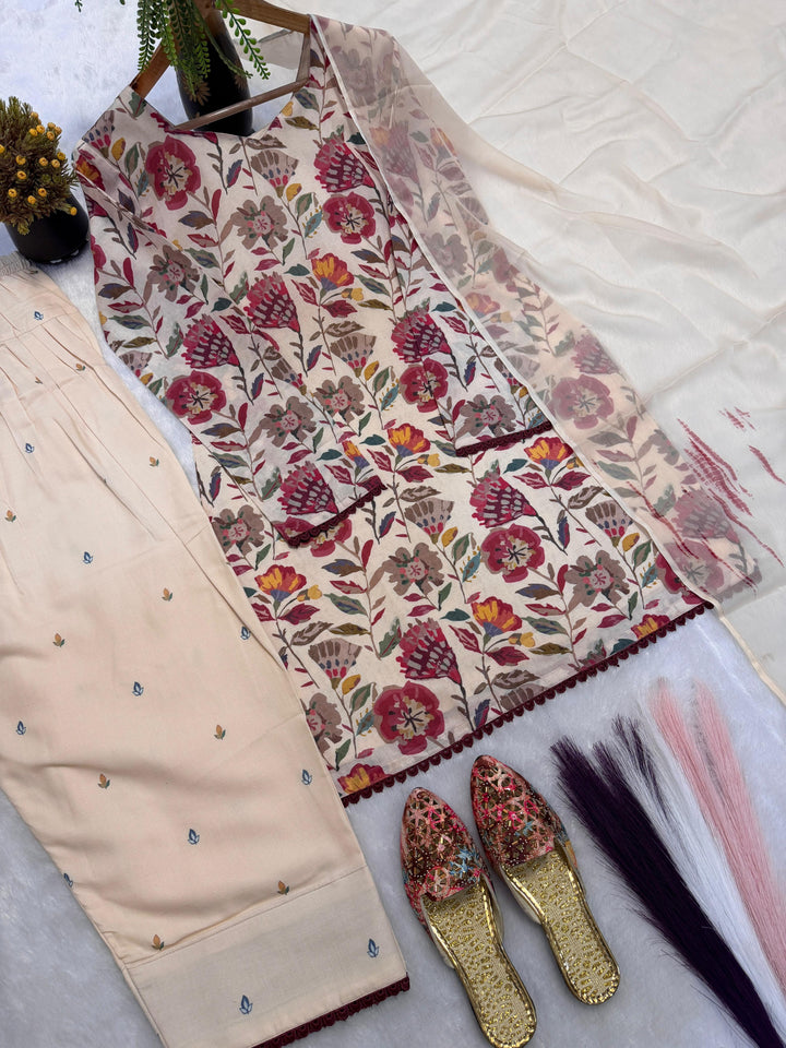 Letter of Elegance Designer Kurti Set