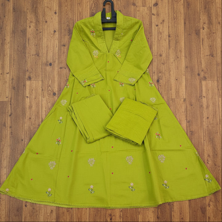 Orchid Glory Designer Cotton Kurti Set