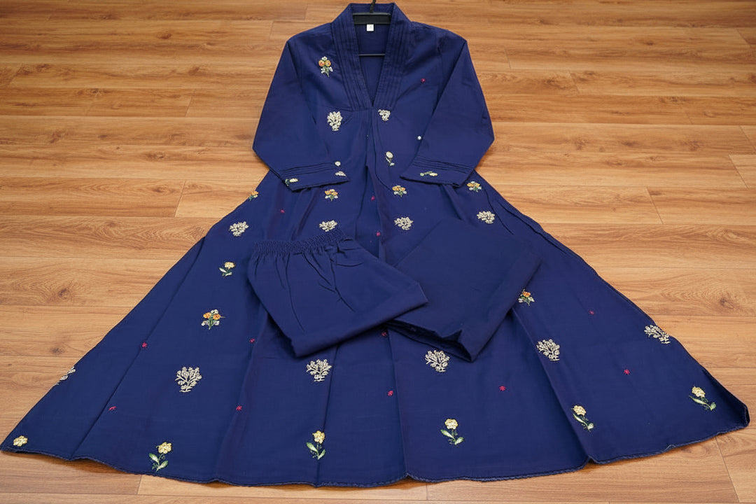 Orchid Glory Designer Cotton Kurti Set