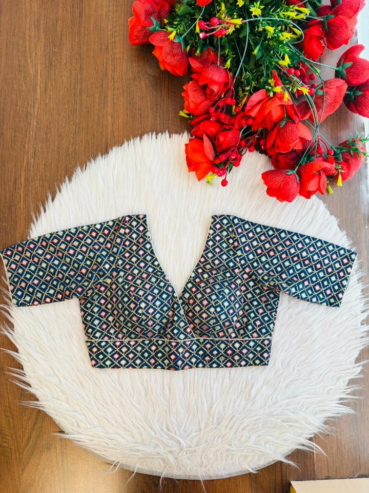 Wrapped In Drama Designer Blouse