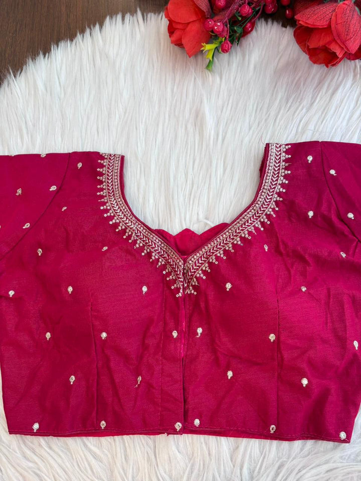 Royal Radiance Designer Silk Blouse