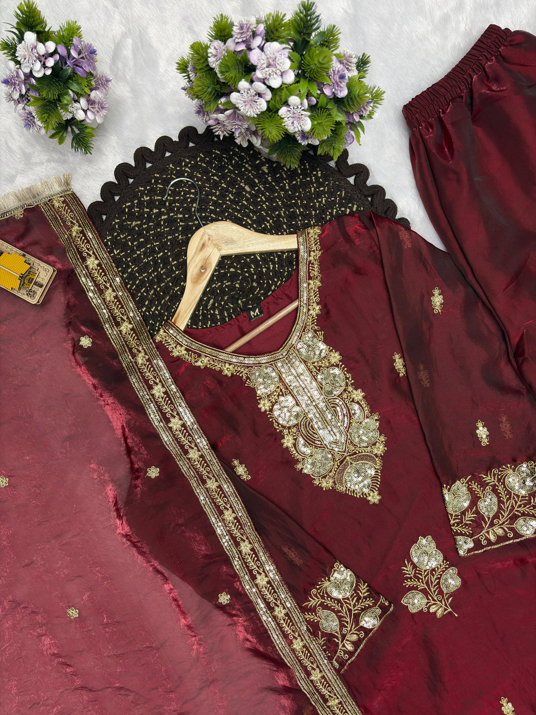 Queen's Desire Designer Sharara Set