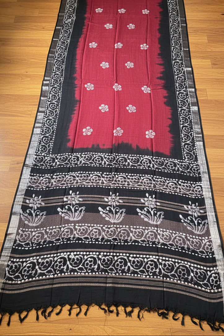 Ronger Porosh (রঙের পরশ) Cotton Linen Saree