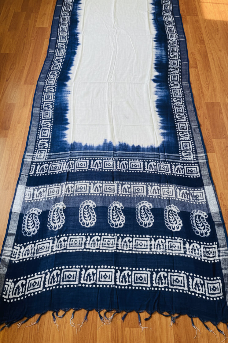 Mrinmoyee (মৃন্ময়ী) Cotton Linen Saree
