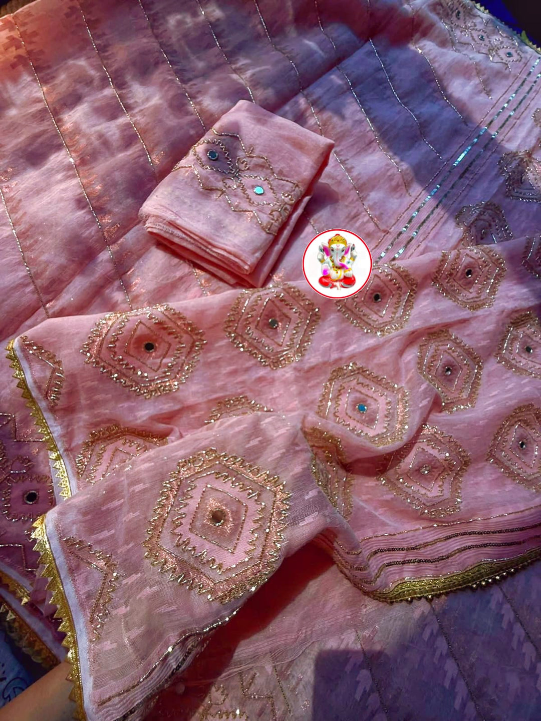 Monihar Kardana Jamdani Saree