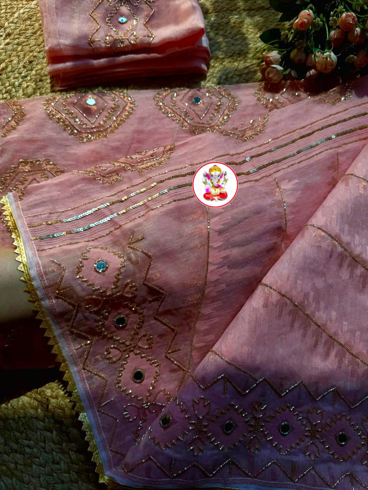 Monihar Katdana Jamdani Saree With Blouse (Combo)