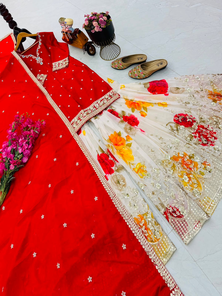 Enticing Bliss Designer Sharara Set
