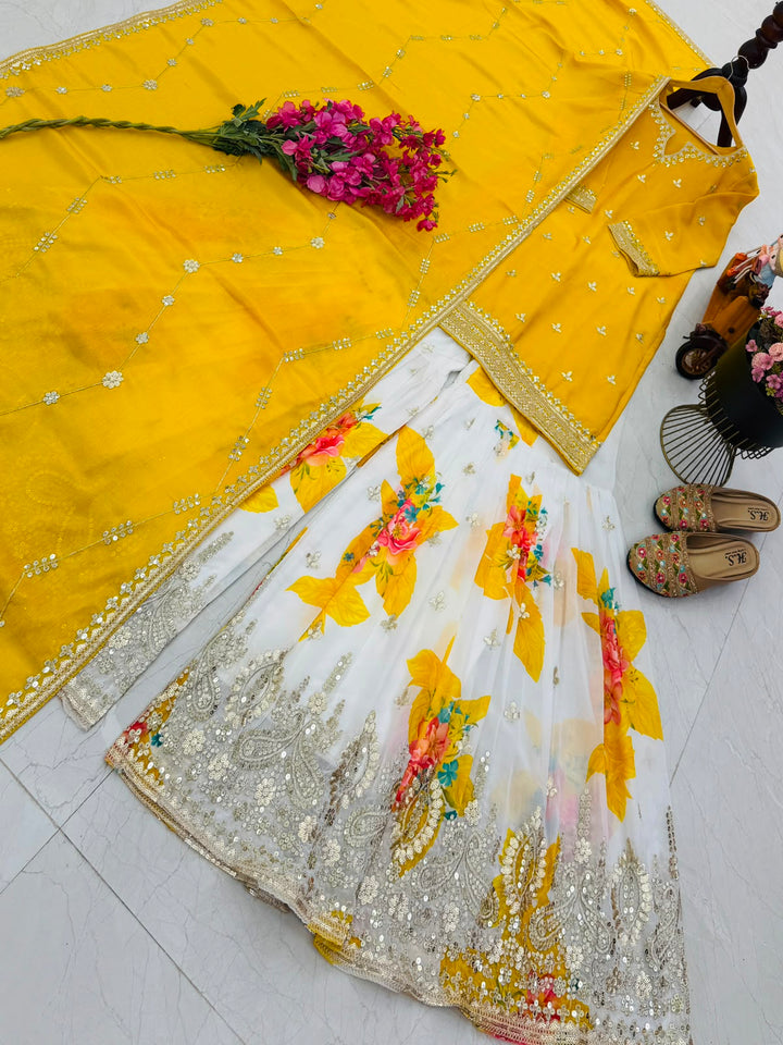 Enticing Bliss Designer Sharara Set