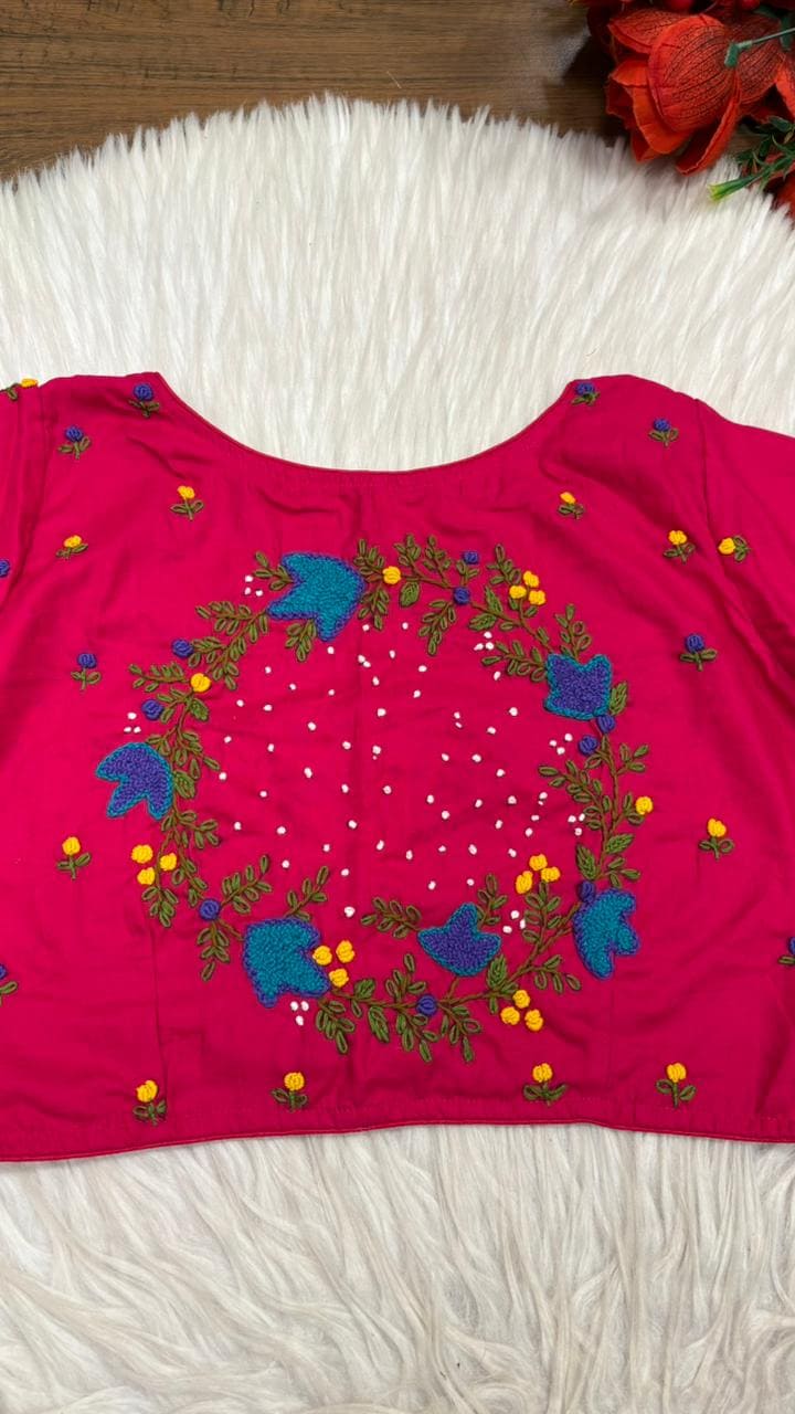 A bloom To Remember Handwork Blouse