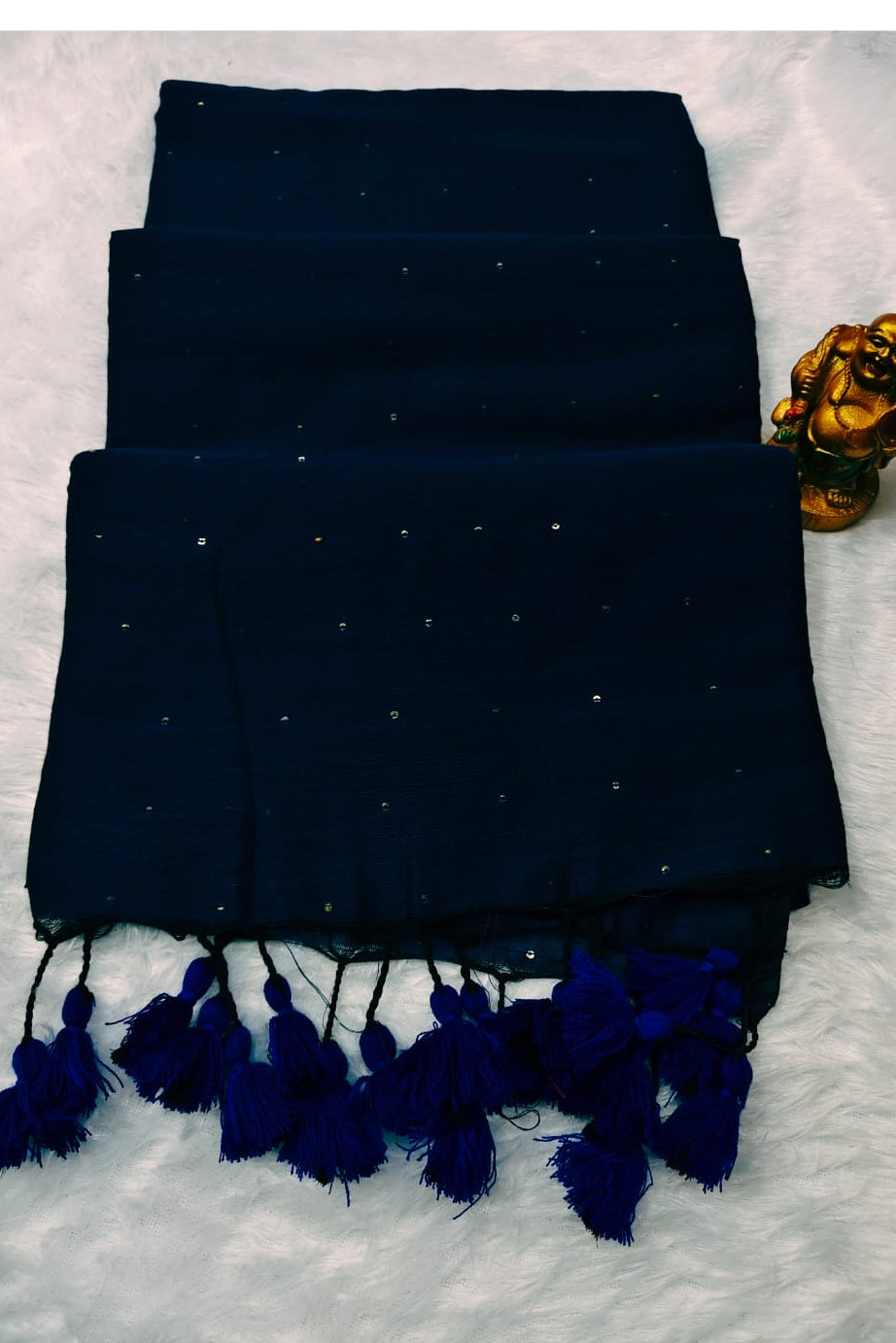 Kumkum Kavya  Khadi Cotton Sequence Saree