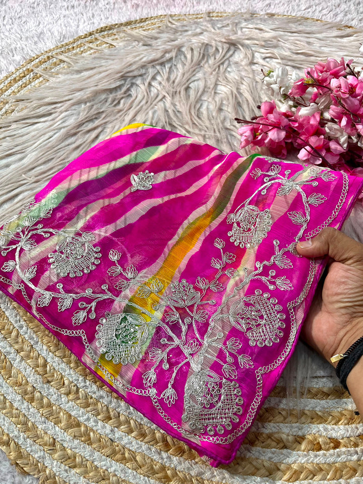 Trust in Beauty Chinnon Silk Saree