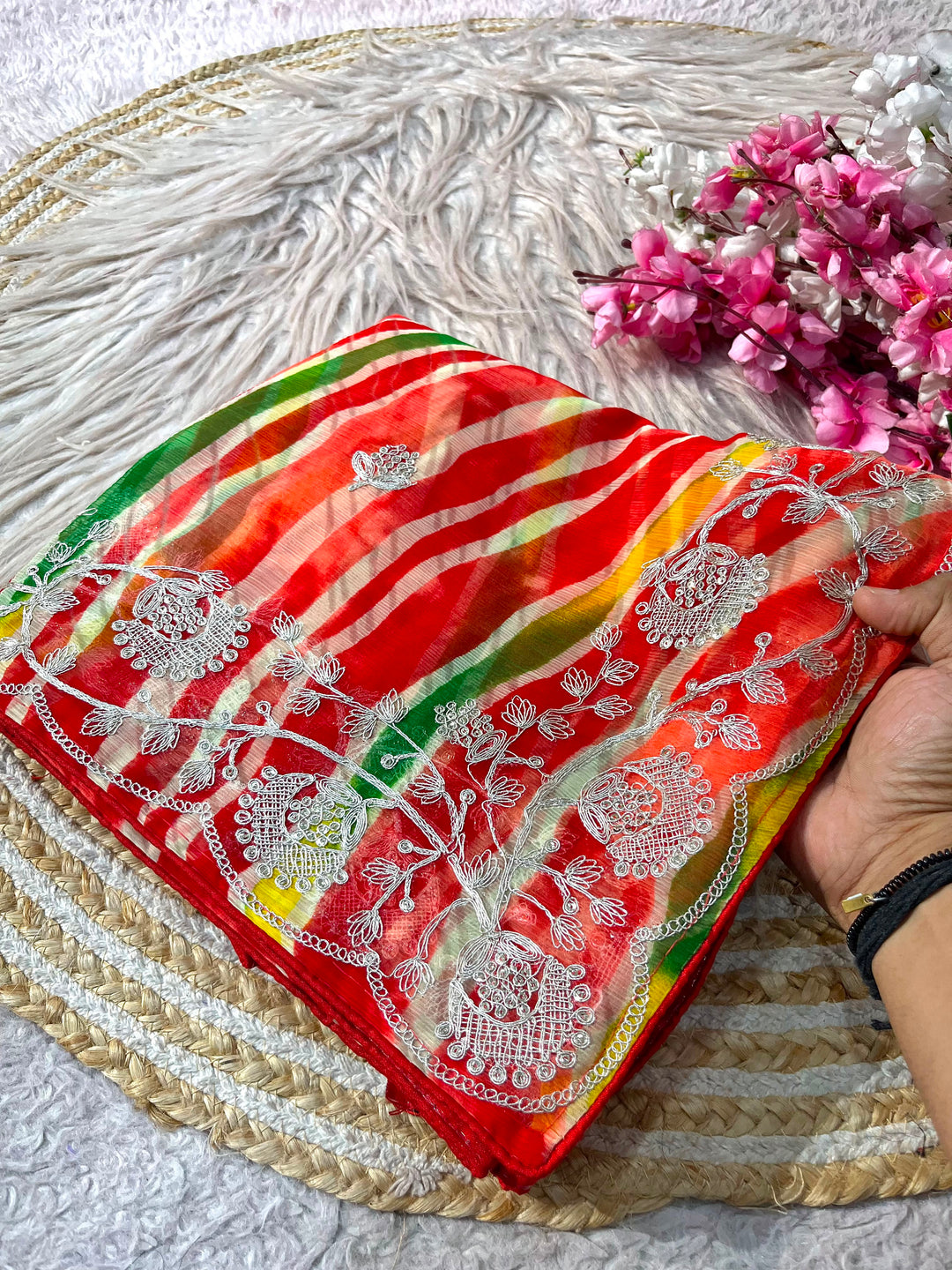 Trust in Beauty Chinnon Silk Saree
