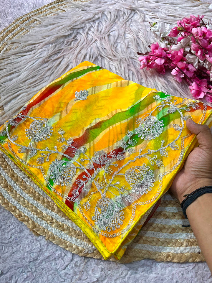 Trust in Beauty Chinnon Silk Saree