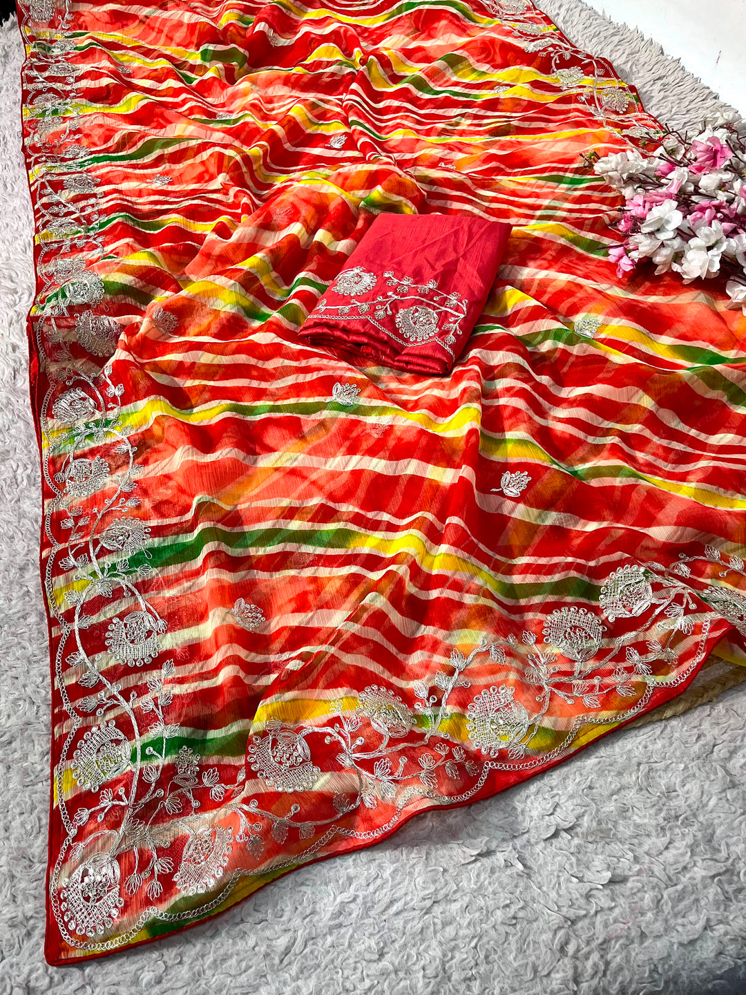 Trust in Beauty Chinnon Silk Saree
