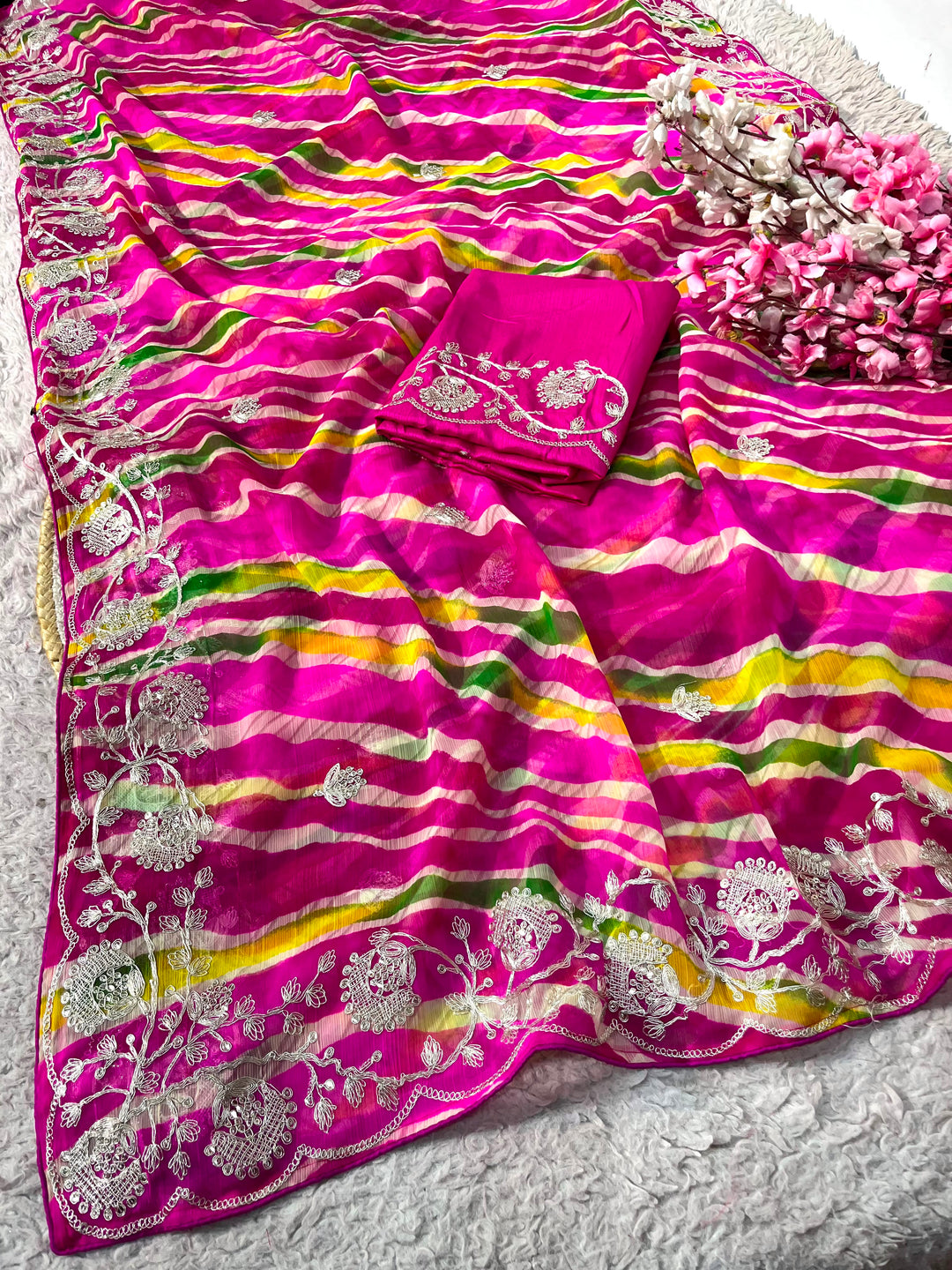 Trust in Beauty Chinnon Silk Saree