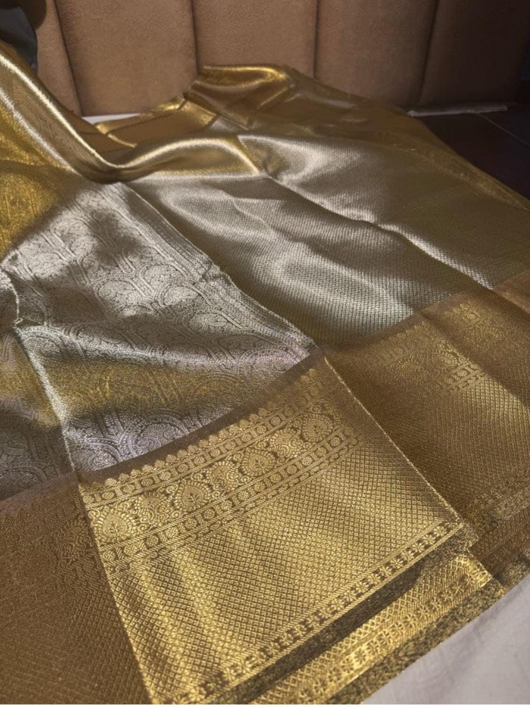 Sobhita Banarasi Copper Tissue Silk Saree
