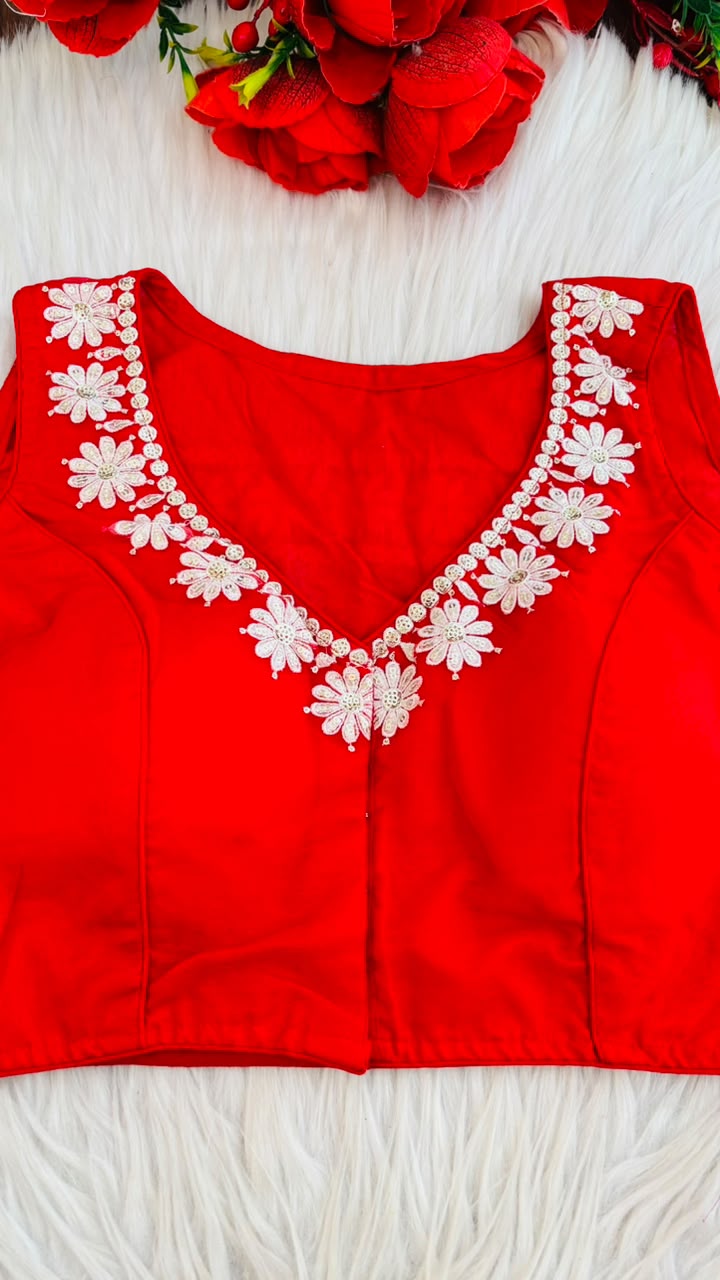 Scarlet Daisy Designer Organaja  Blouse