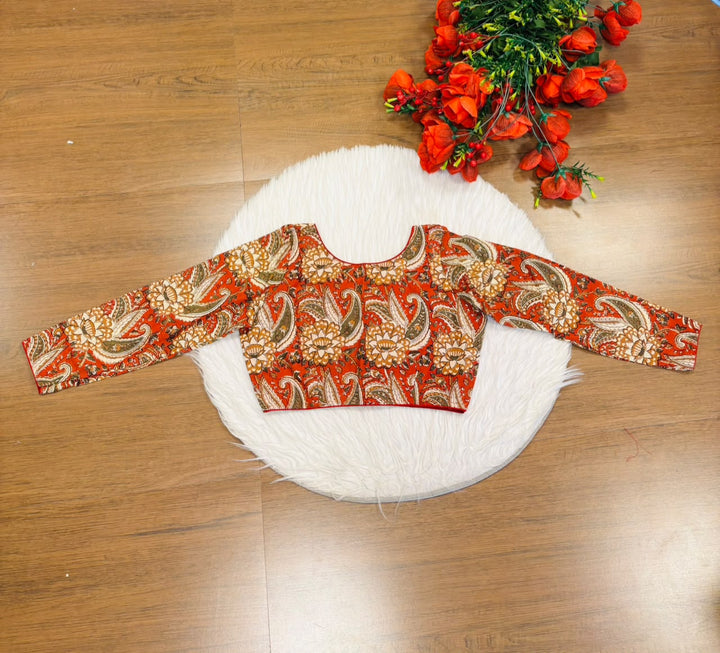 Wrapped In Dreams Ajrakh Cotton Blouse