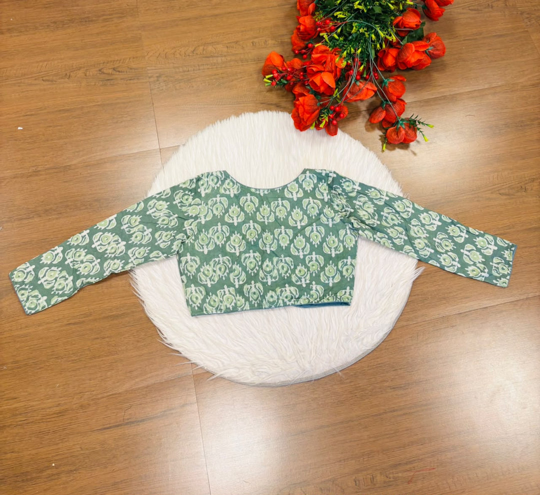 Wrapped In Dreams Ajrakh Cotton Blouse