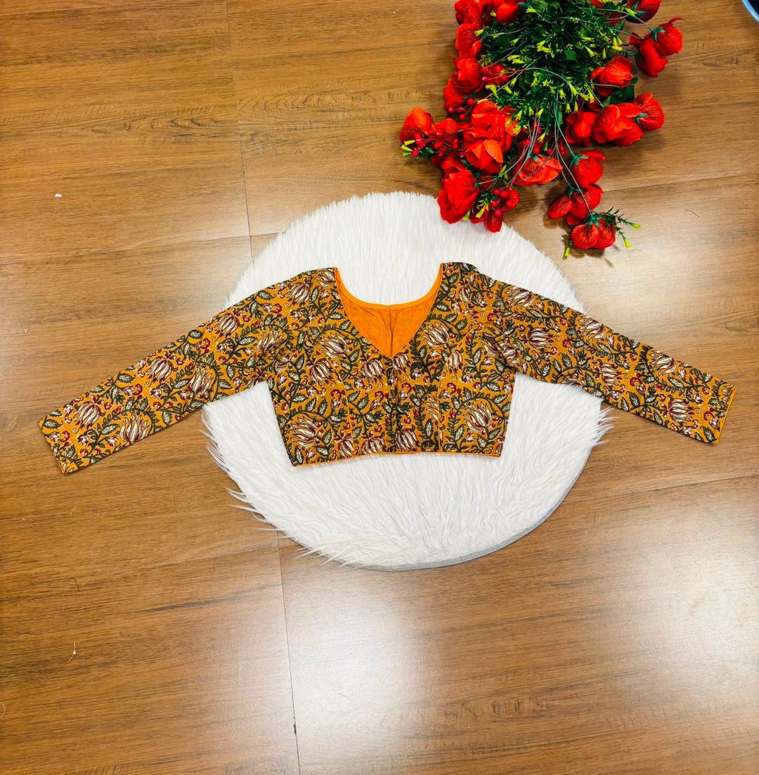 Wrapped In Dreams Ajrakh Cotton Blouse