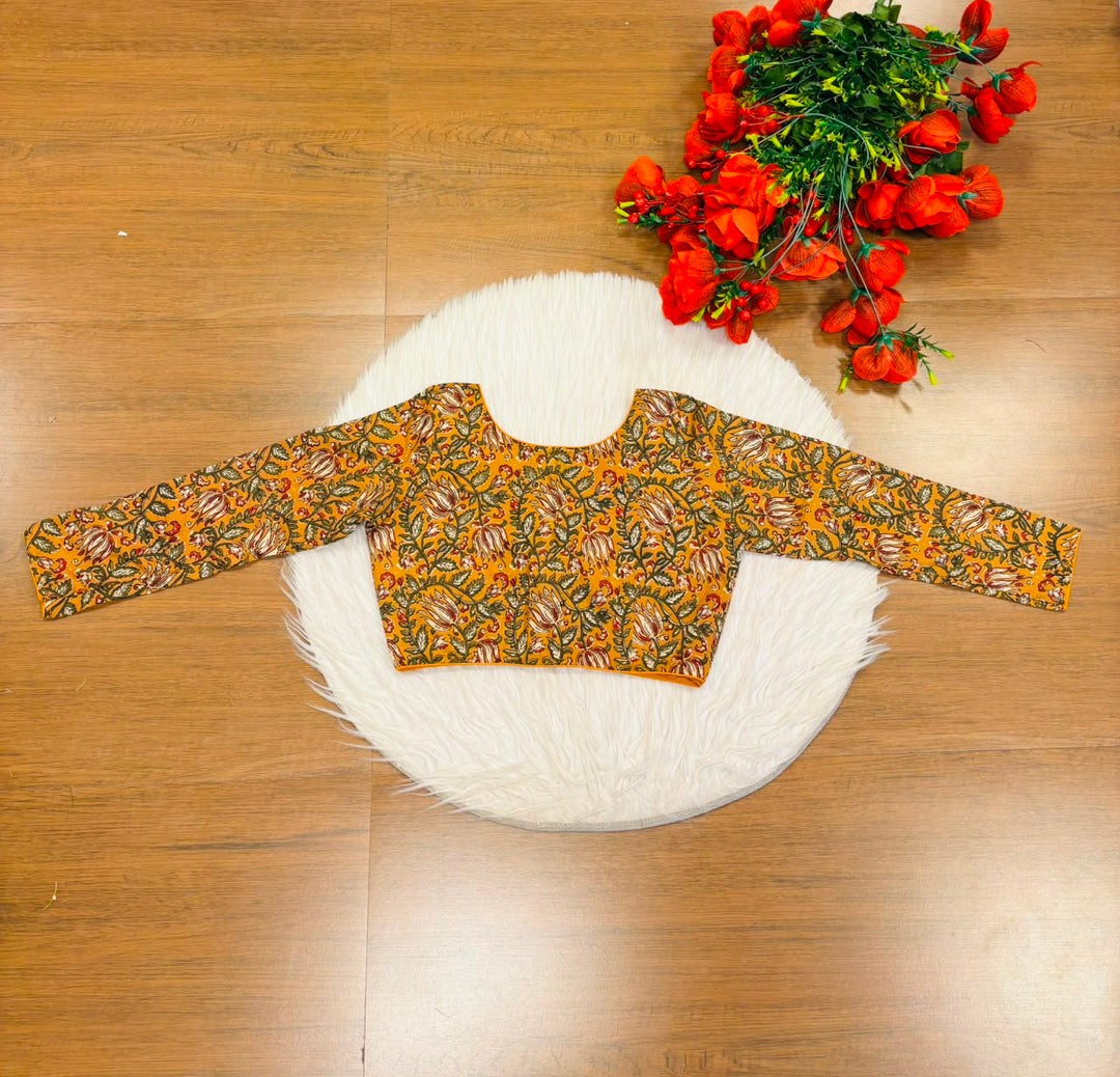 Wrapped In Dreams Ajrakh Cotton Blouse