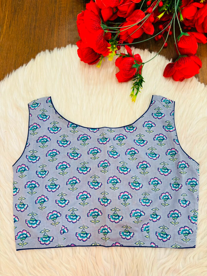 Style Syndicate Cotton Printed Blouse