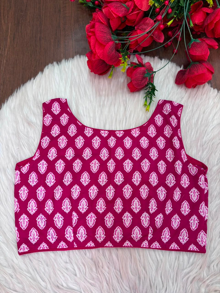 Style Syndicate Cotton Printed Blouse