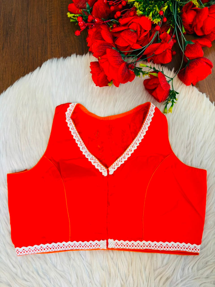Magical Lace Work - Designer Blouse