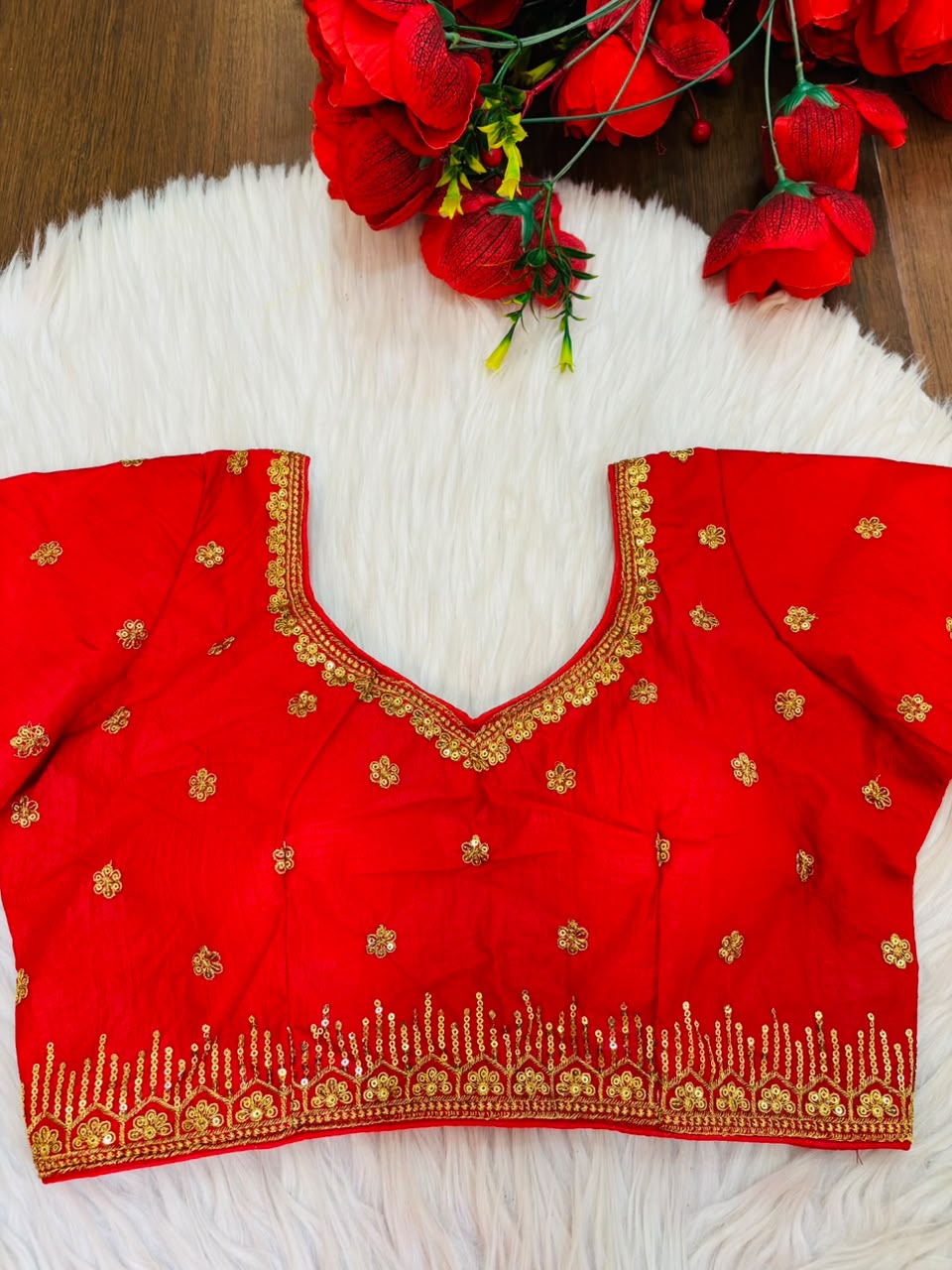 Vintage Whispers Fancy Silk Blouse