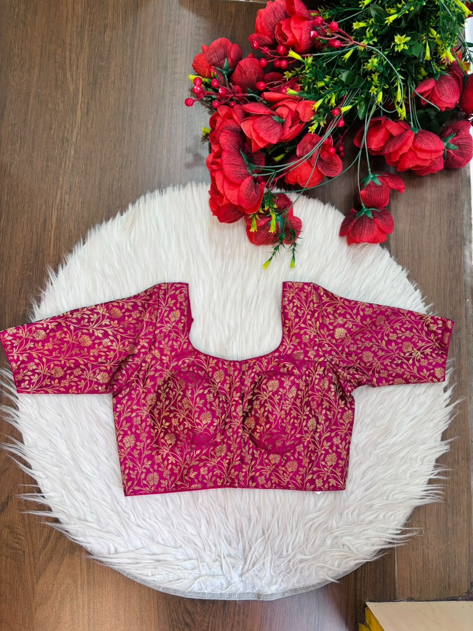 Feminine Flex Designer Silk Blouse