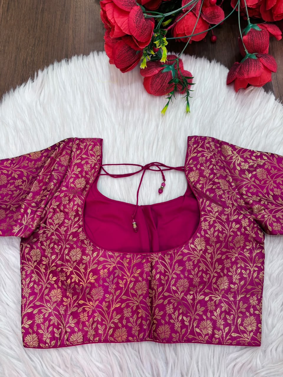 Feminine Flex Designer Silk Blouse