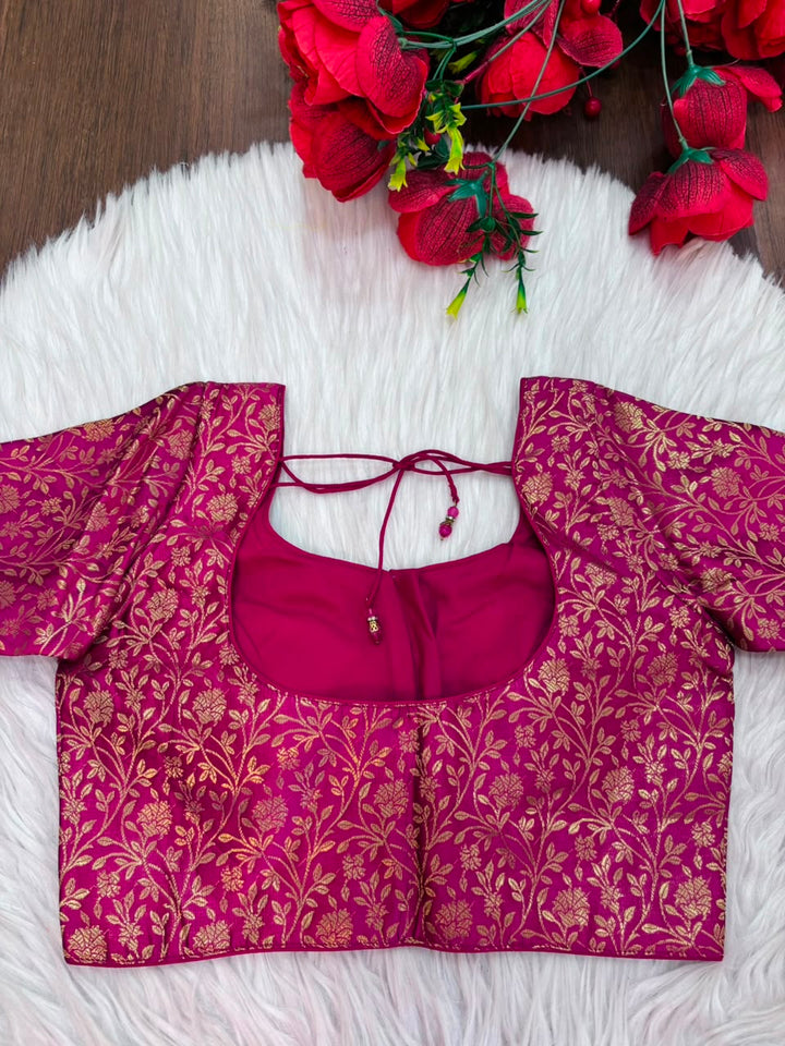 Feminine Flex Designer Silk Blouse