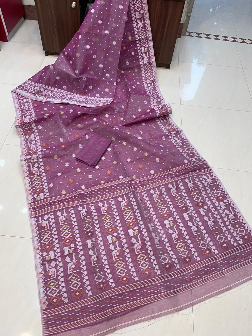 Moonloom Bengal Jamdani Saree