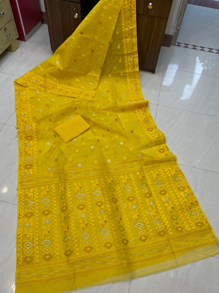 Moonloom Bengal Jamdani Saree