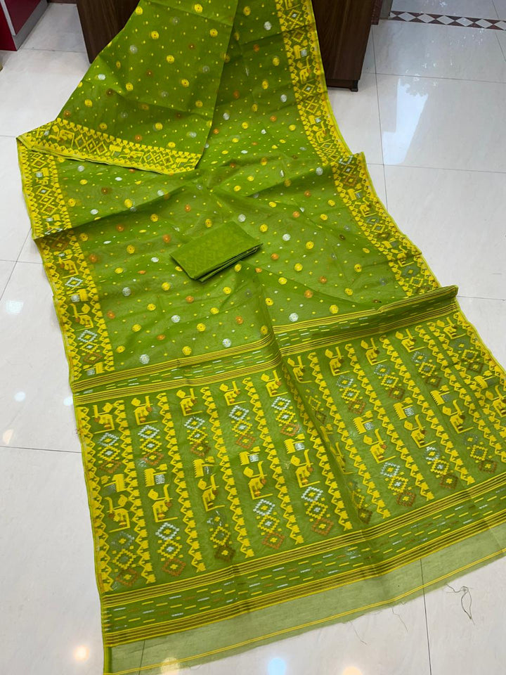 Moonloom Bengal Jamdani Saree