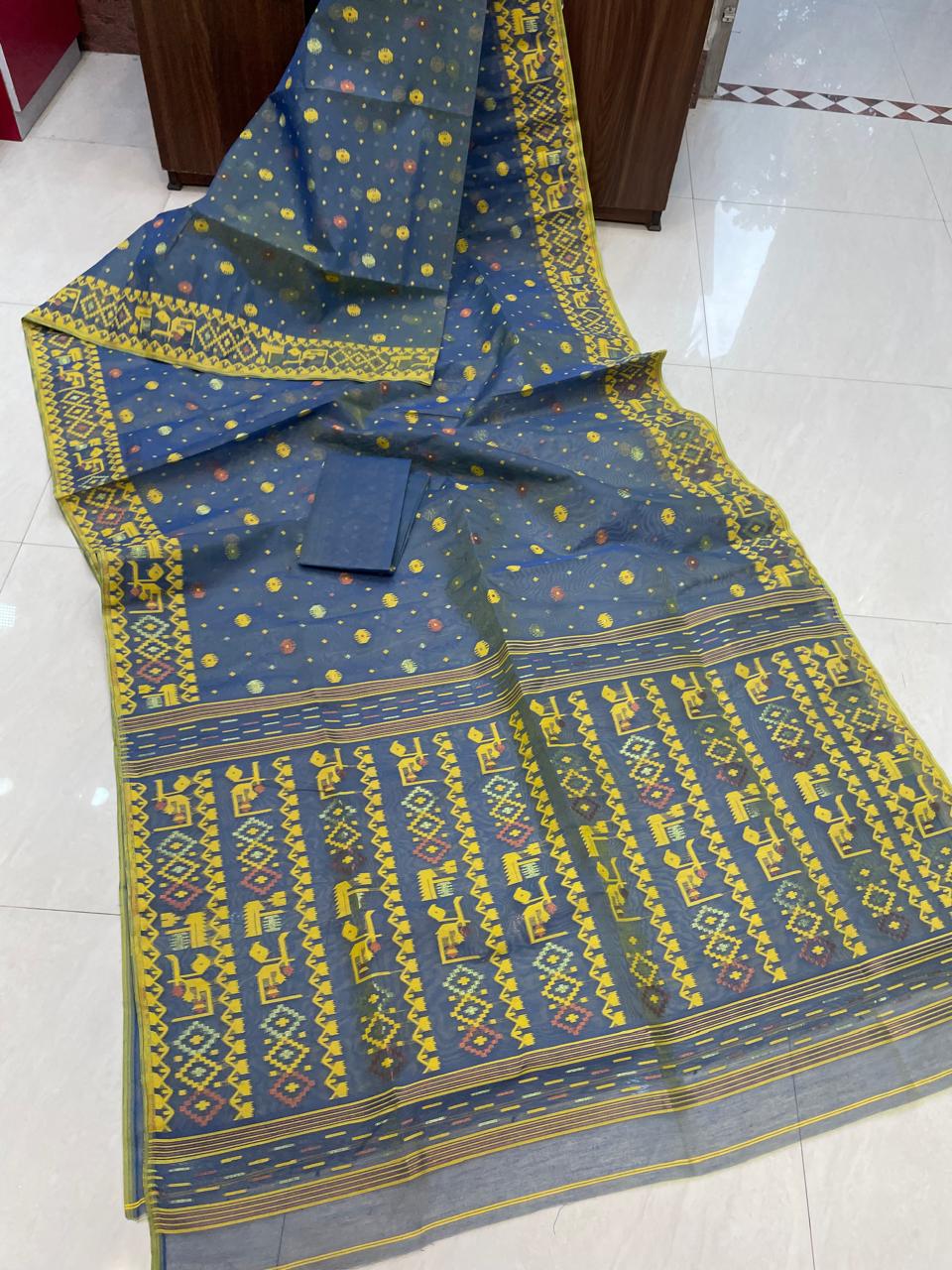 Moonloom Bengal Jamdani Saree