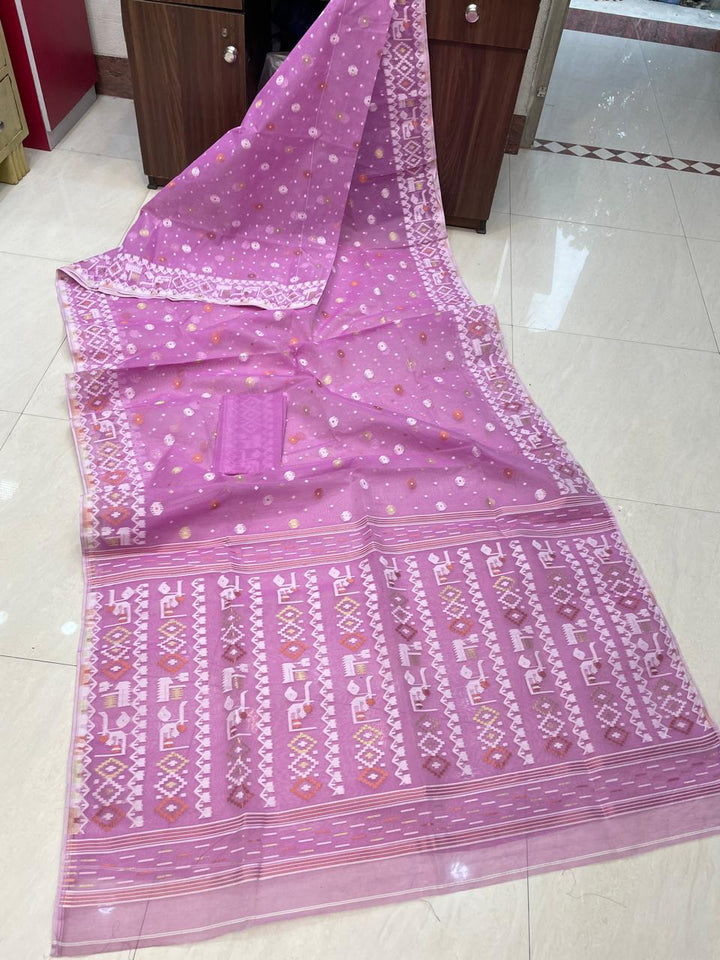 Moonloom Bengal Jamdani Saree
