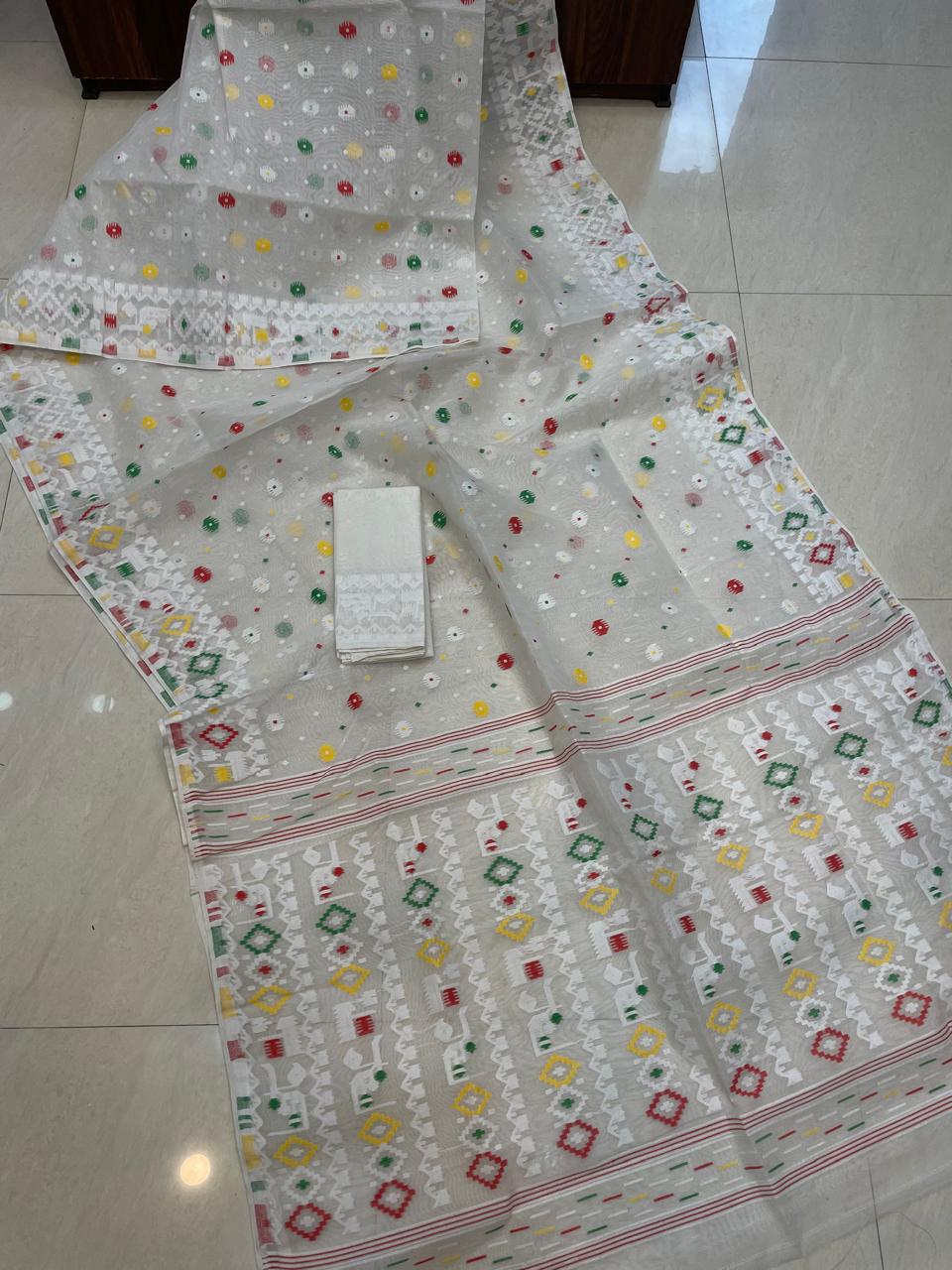 Moonloom Bengal Jamdani Saree