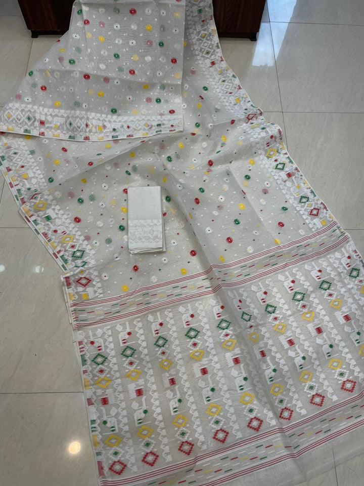 Moonloom Bengal Jamdani Saree