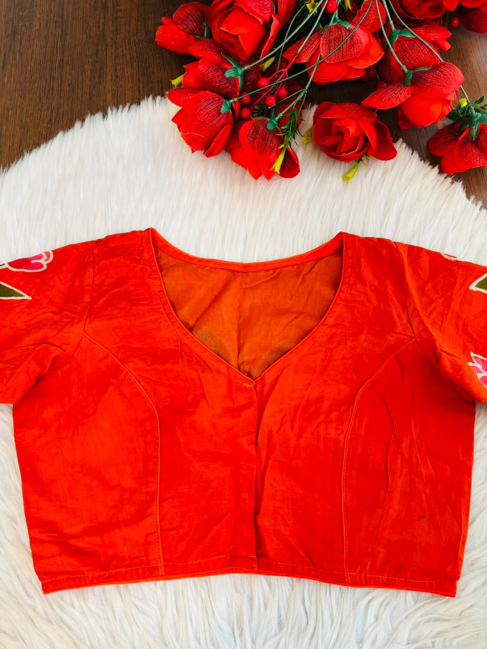 Tulip Charm Batik Blouse