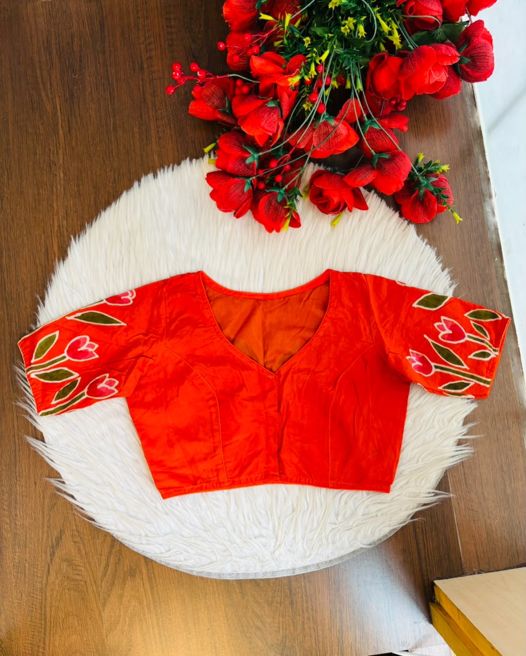 Tulip Charm Batik Blouse