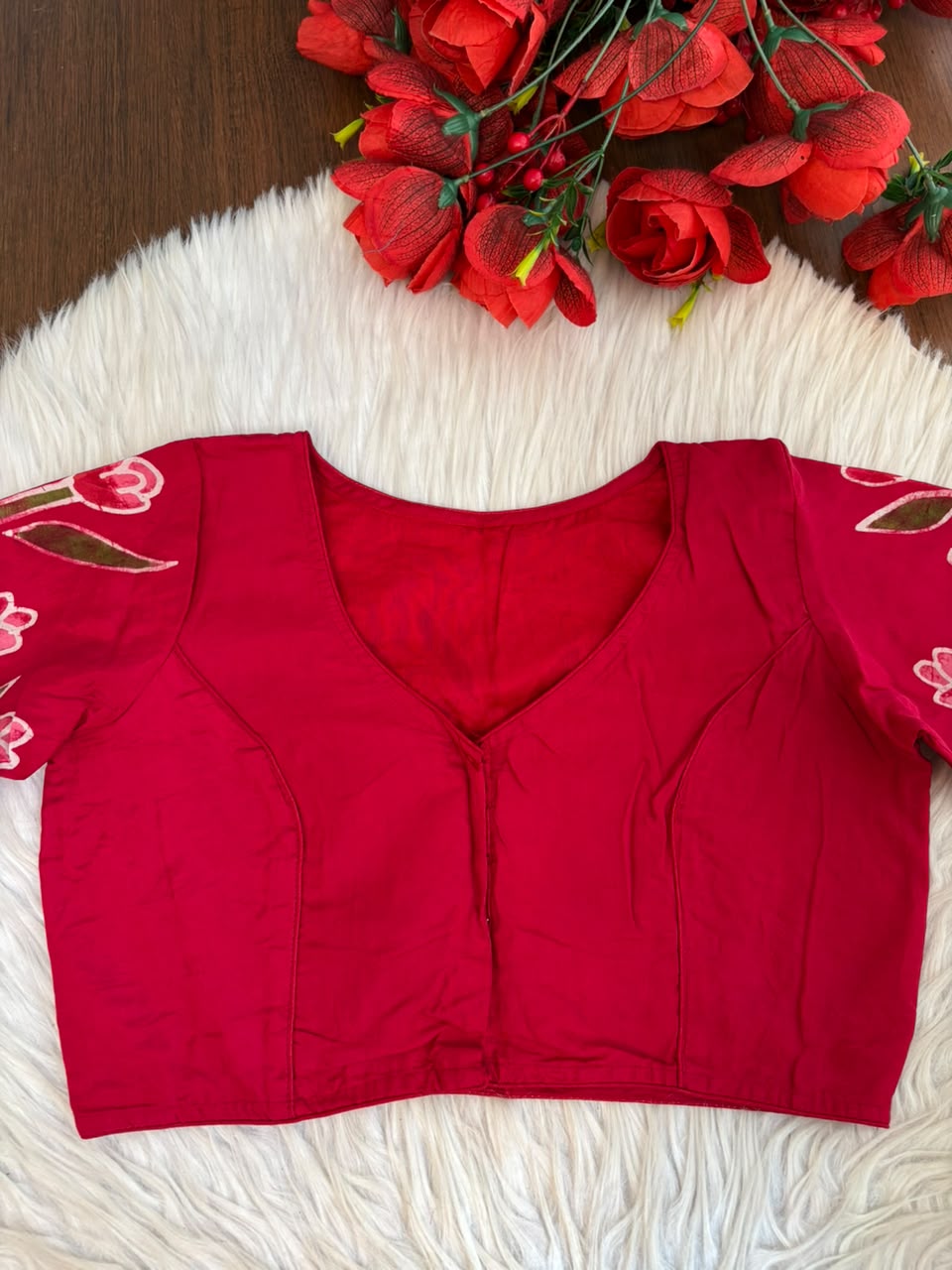 Tulip Charm Batik Blouse