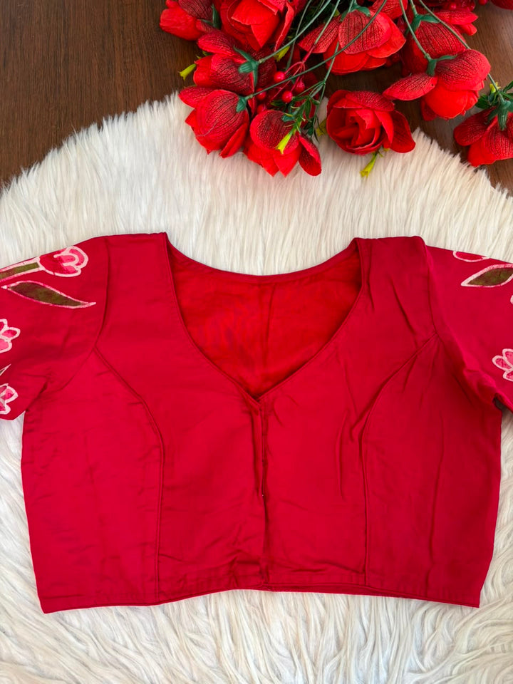 Tulip Charm Batik Blouse